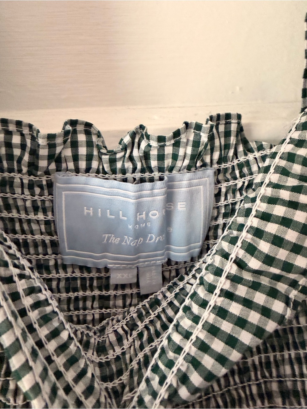 Hill House Green Gingham Ellie - Picture 3 of 3